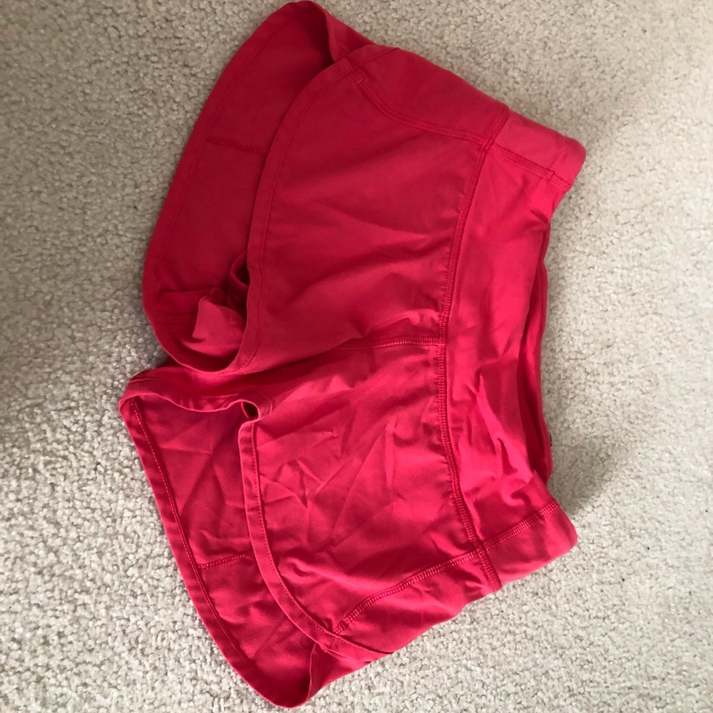 Pink Lululemon shorts